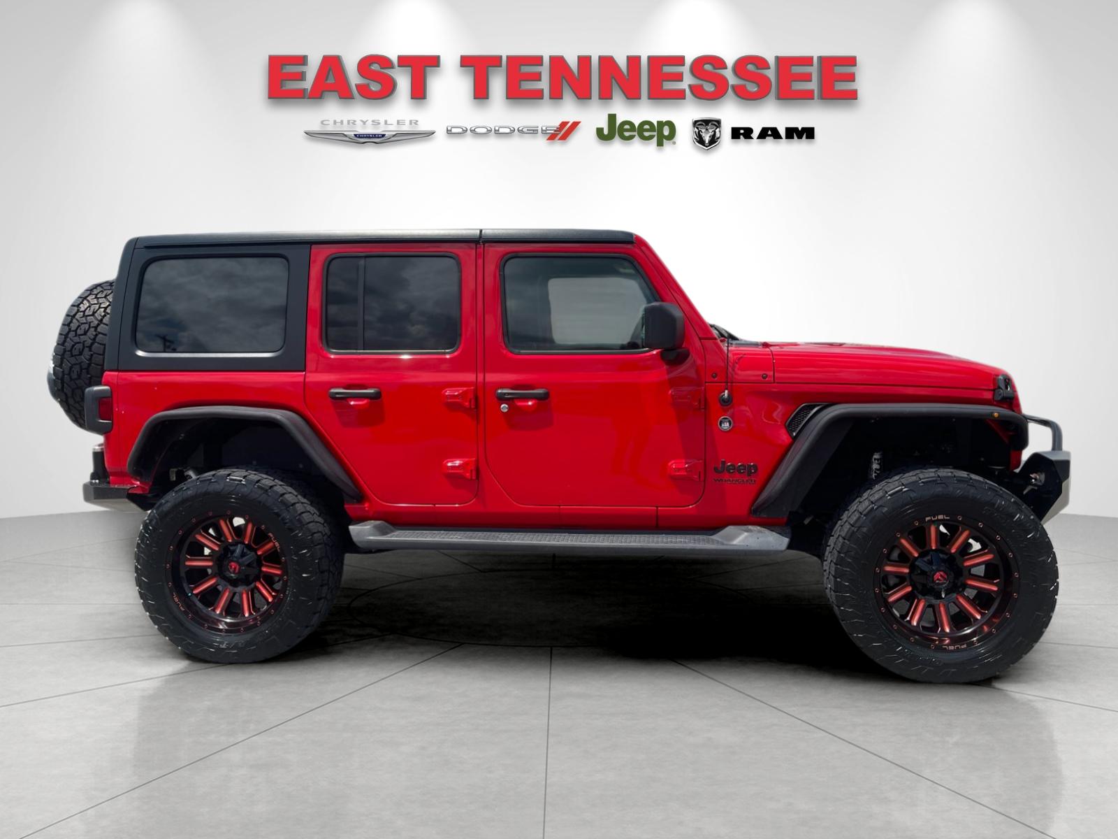 Used 2022 Red Jeep Unlimited Sport S image 2
