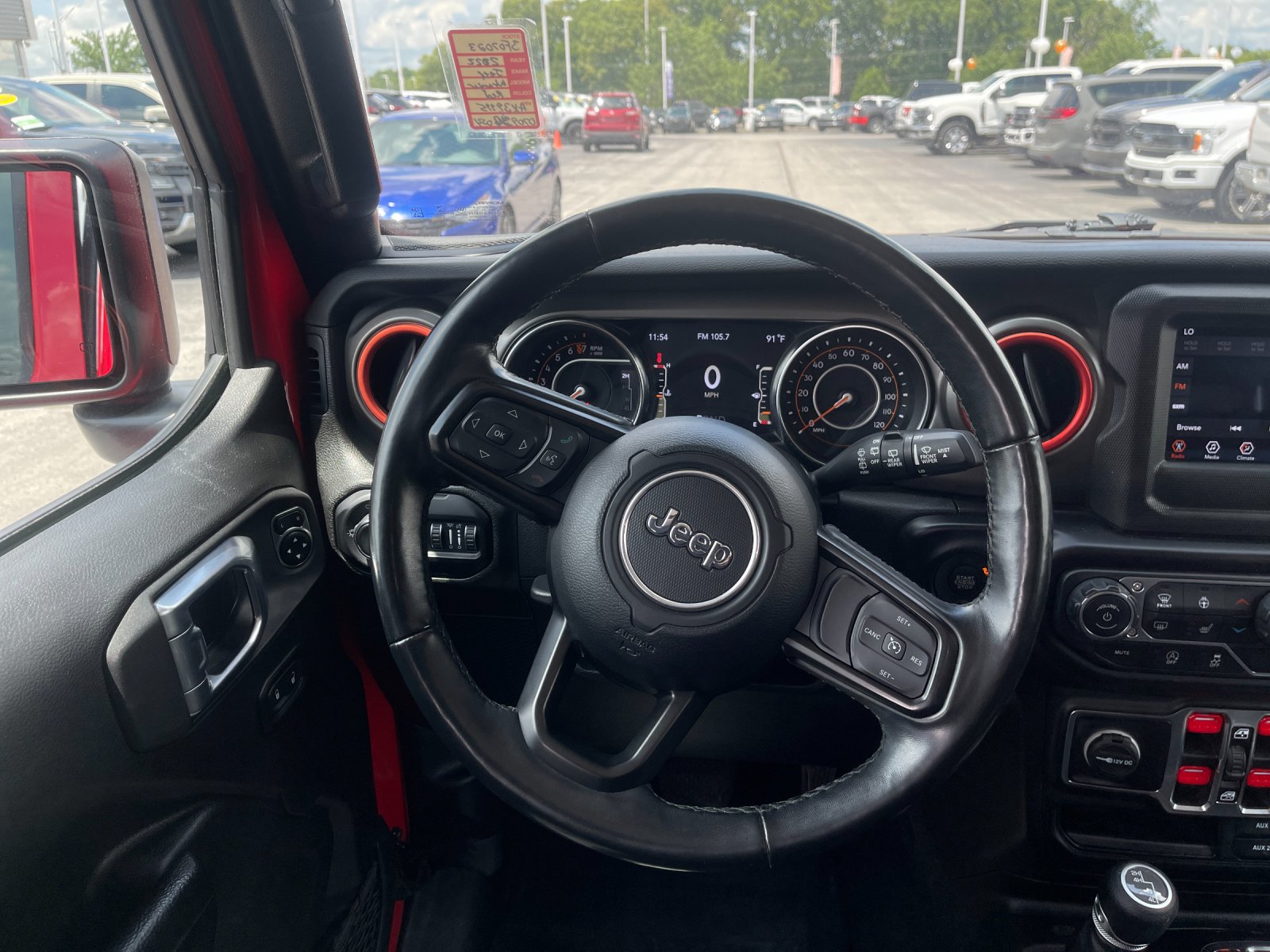 Used 2022 Red Jeep Unlimited Sport S image 16