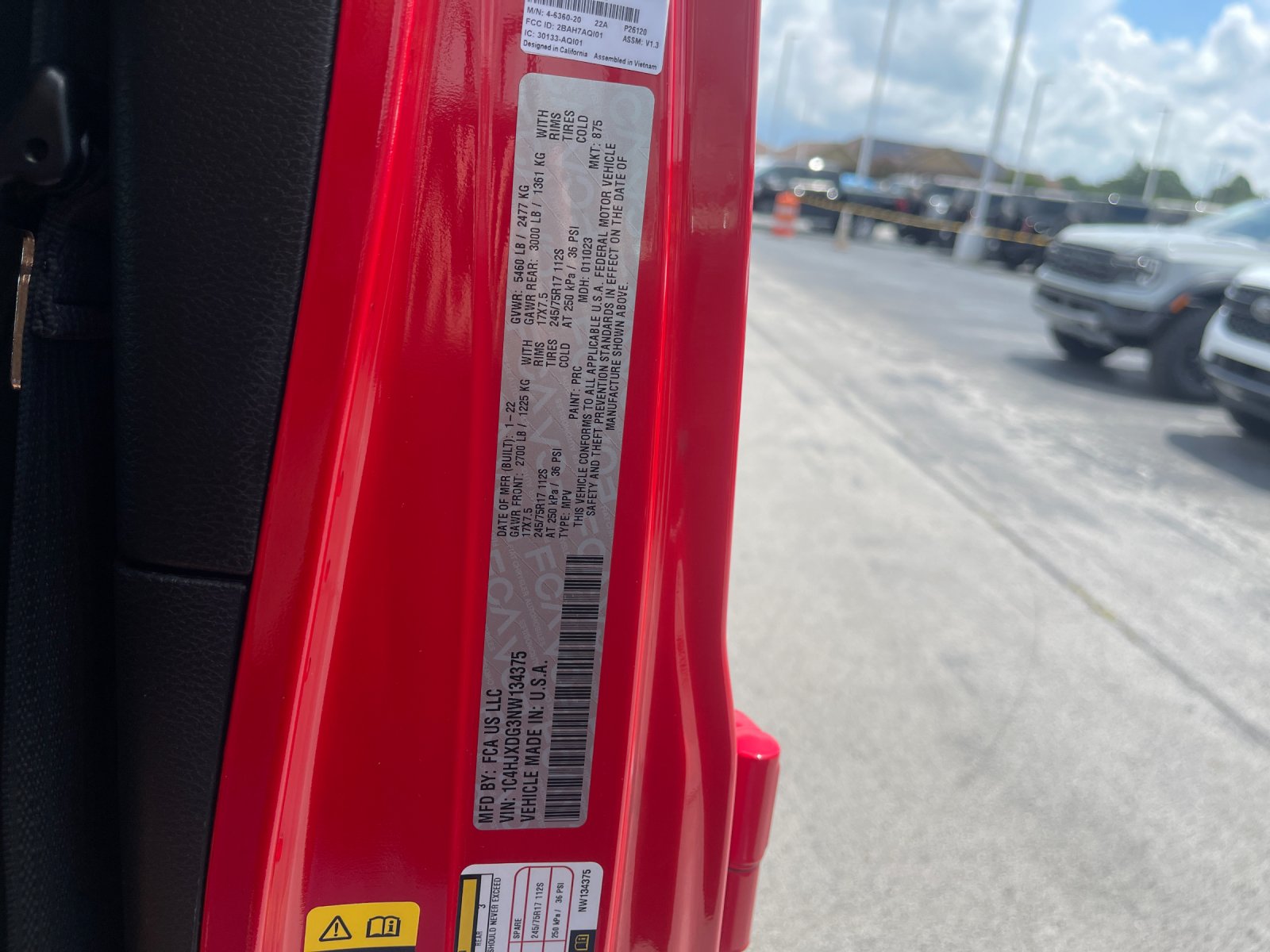 Used 2022 Red Jeep Unlimited Sport S image 32