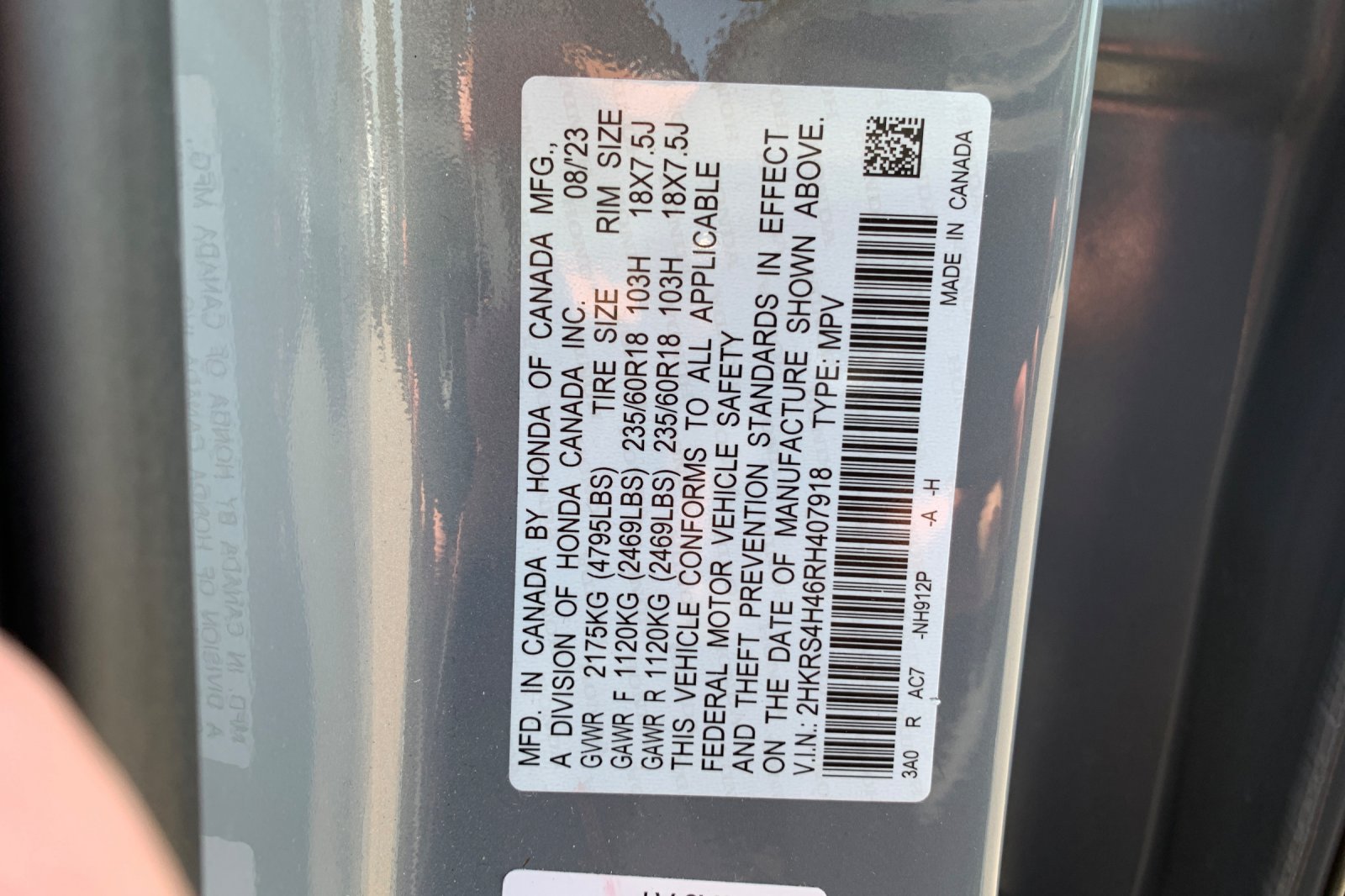 Certified Used 2024 Meteorite Gray Metallic Honda EX image 34