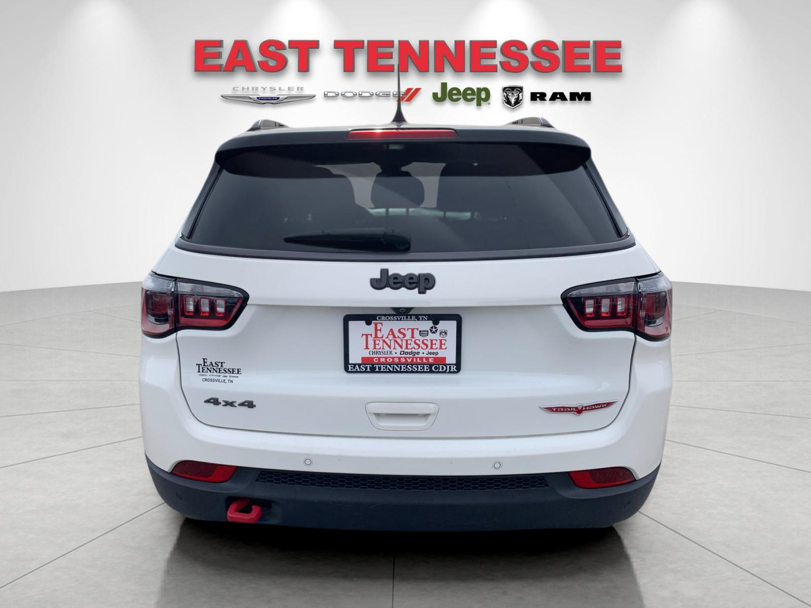 Used 2021 White Jeep Trailhawk image 4