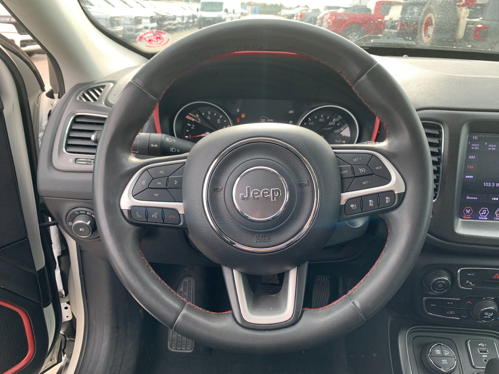 Used 2021 White Jeep Trailhawk image 25