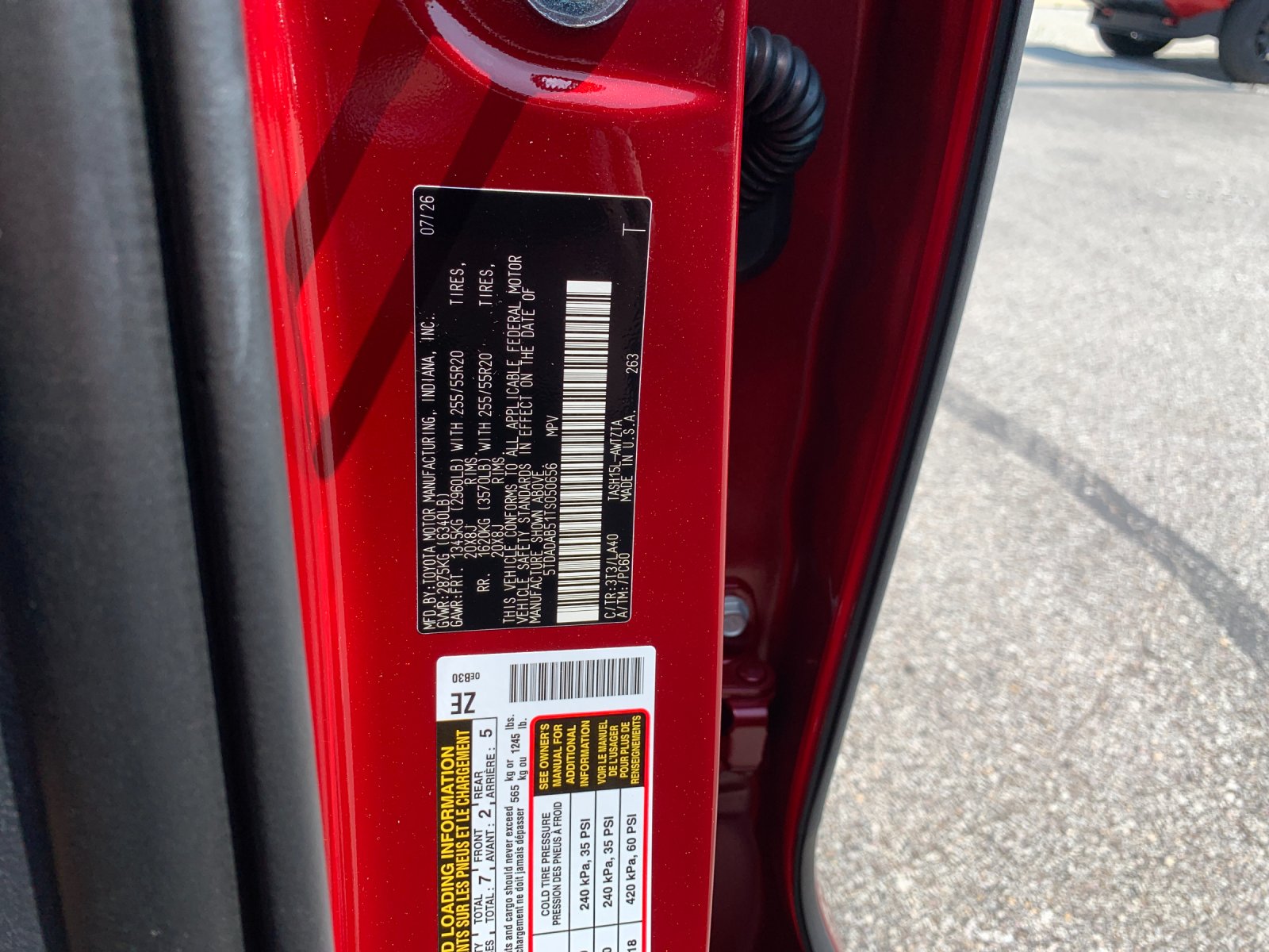 New 2026 Ruby Flare Pearl Toyota Hybrid MAX Platinum image 33