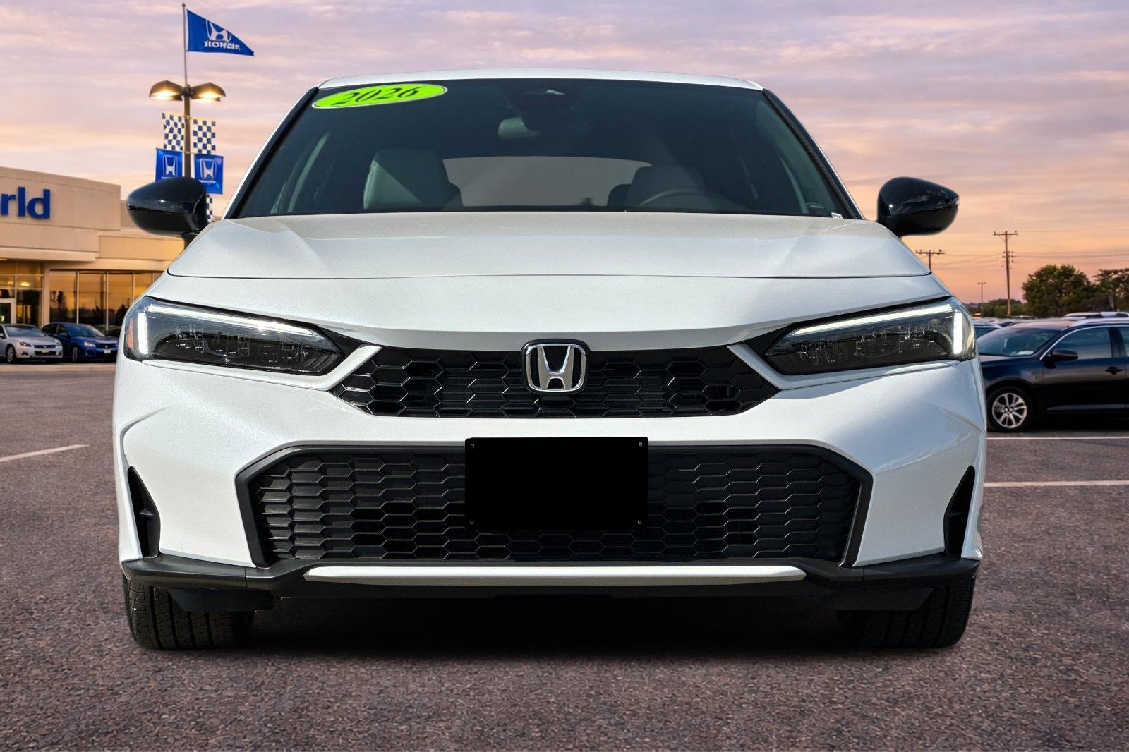 New 2026 Platinum White Pearl Honda Sport image 9
