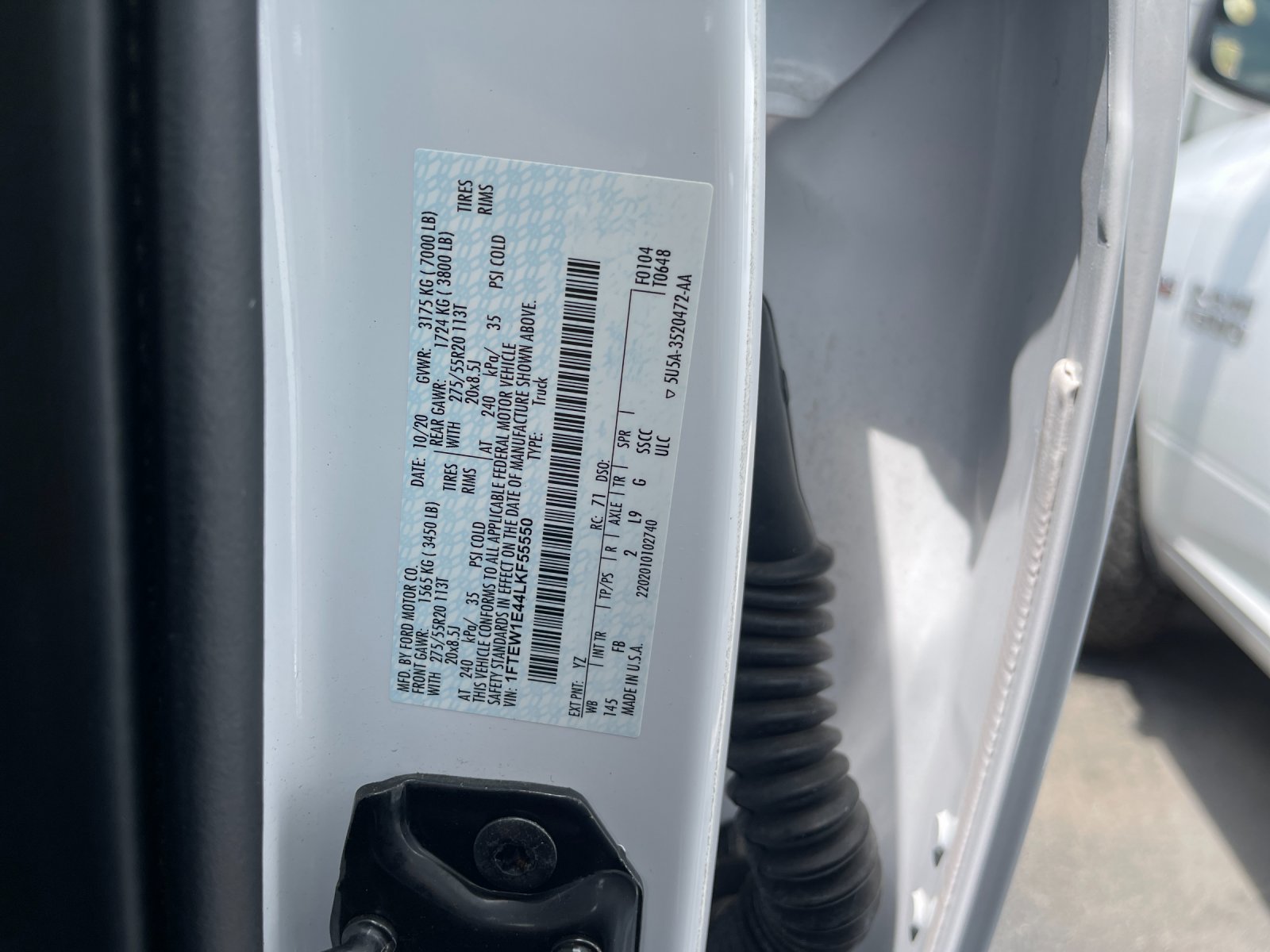 Used 2020 White Ford XLT image 31