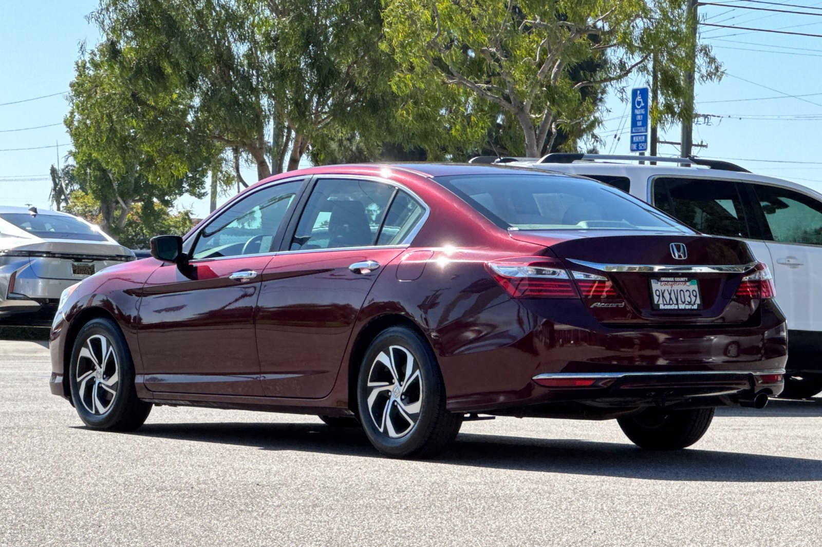 Certified Used 2016 San Marino Red Honda LX image 6