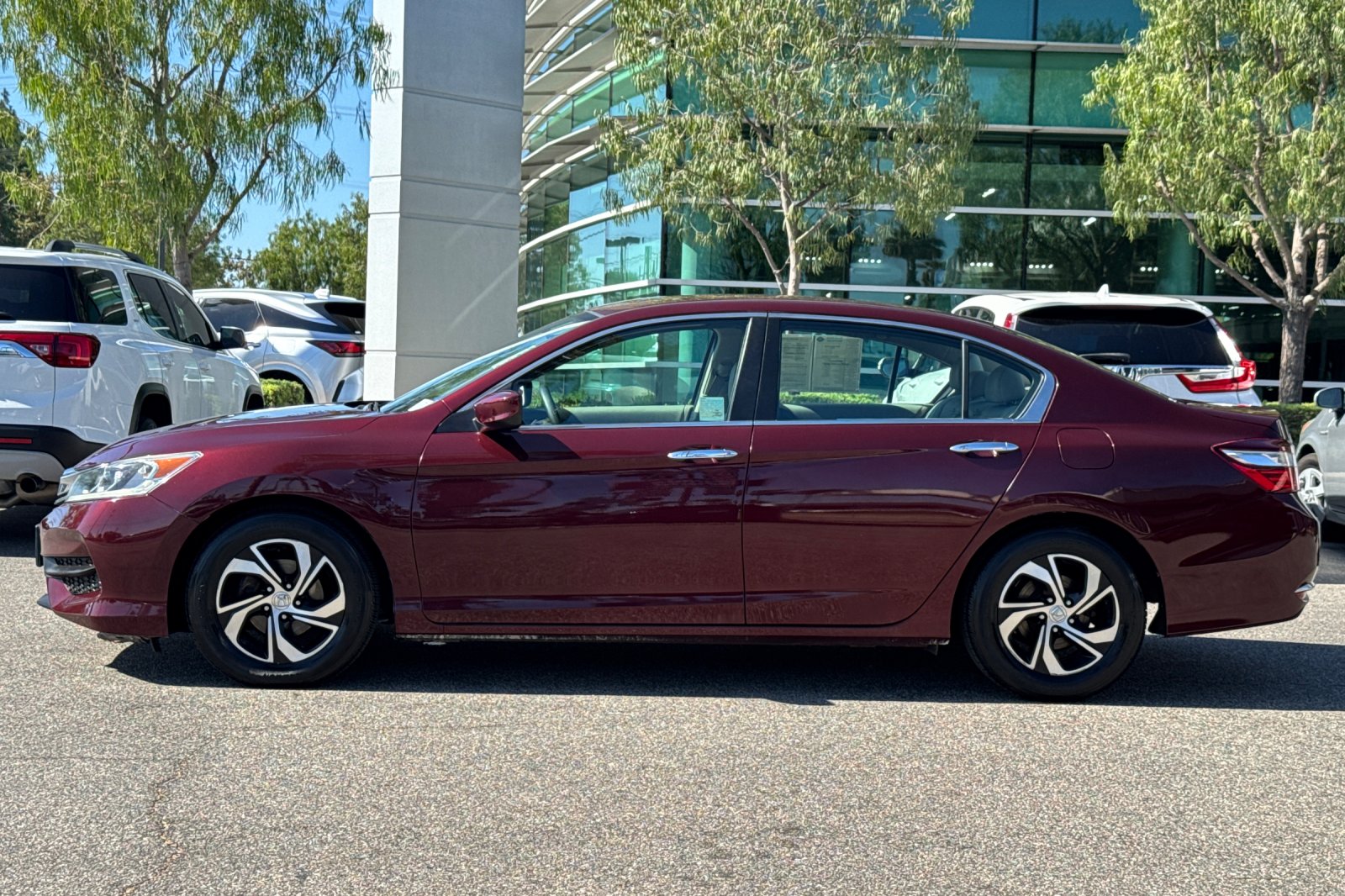 Certified Used 2016 San Marino Red Honda LX image 7