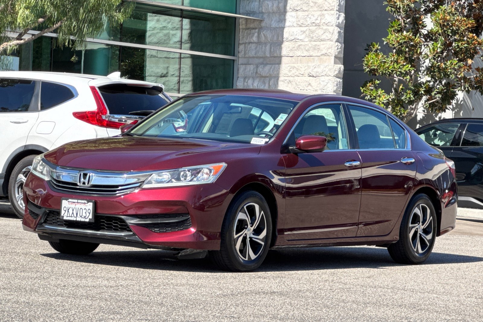 Certified Used 2016 San Marino Red Honda LX image 8