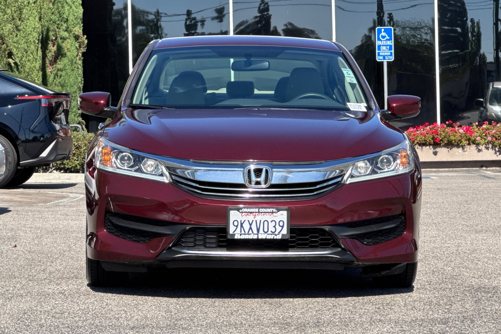 Certified Used 2016 San Marino Red Honda LX image 9