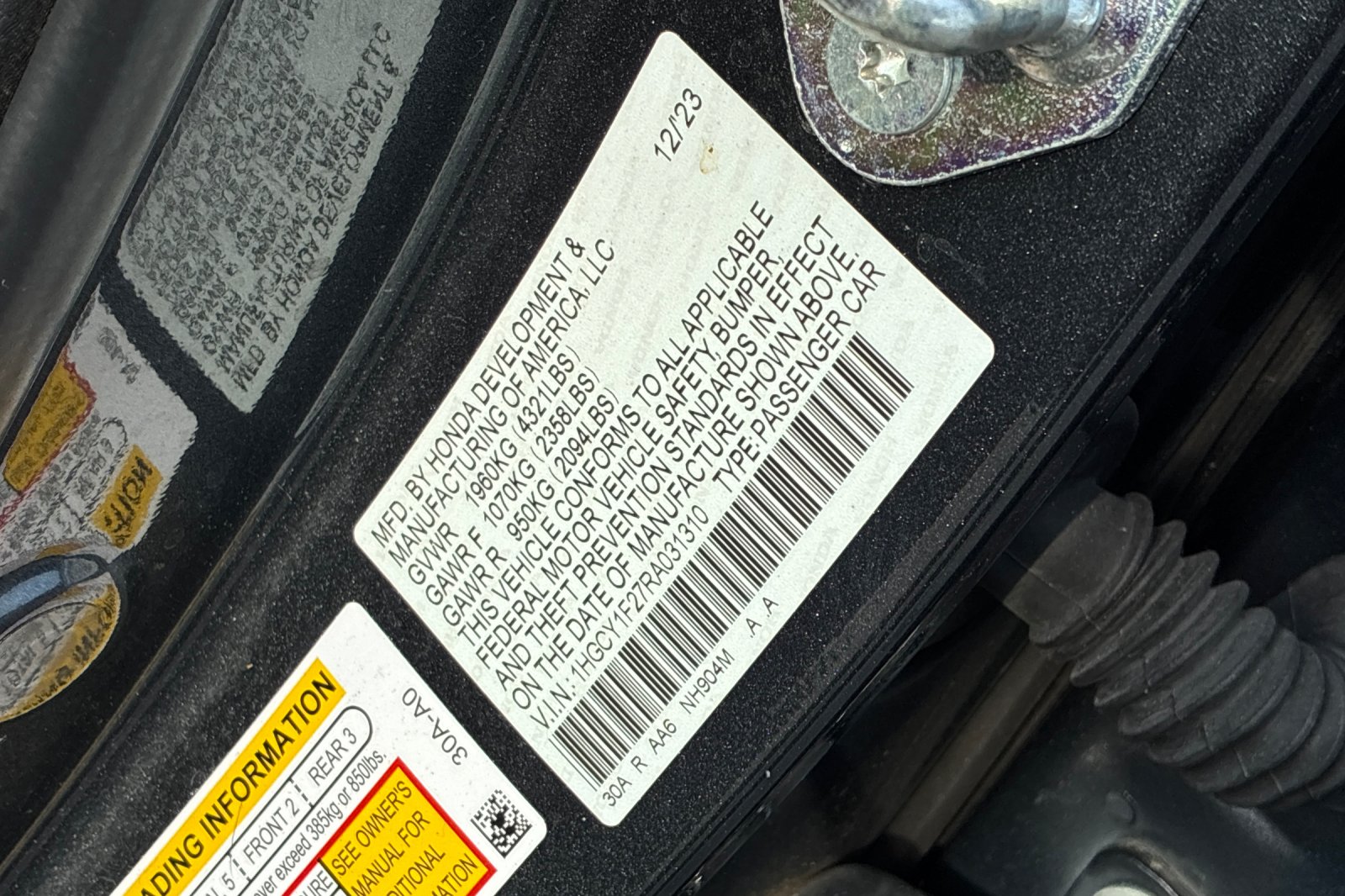 Used 2024 Meteorite Gray Metallic Honda LX image 36