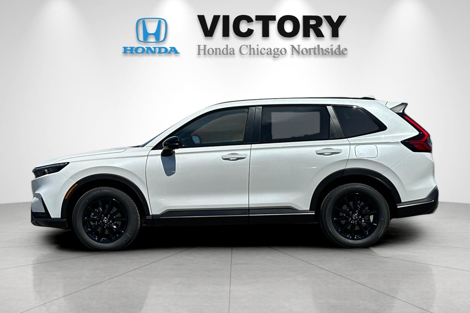 New 2026 Platinum White Pearl Honda AWD Sport-L Hybrid image 2