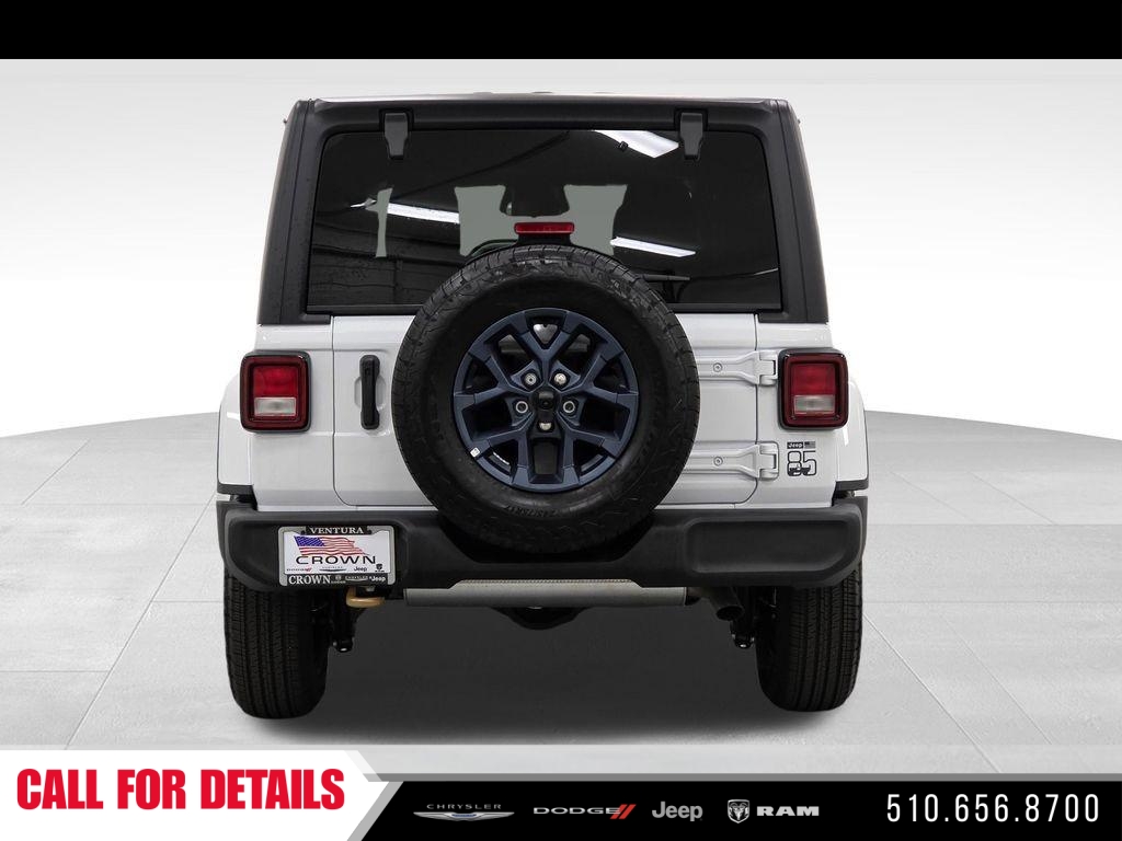 New 2026 Bright White Clear-Coat Exterior Paint Jeep 85th Anniversary Edition image 5
