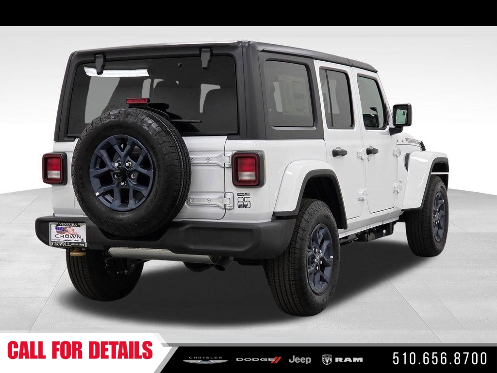 New 2026 Bright White Clear-Coat Exterior Paint Jeep 85th Anniversary Edition image 6