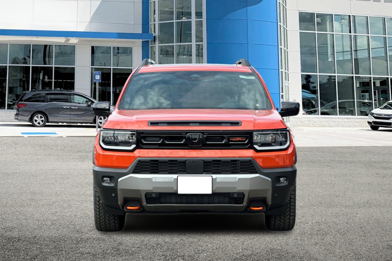 New 2026 Sunset Orange Honda TrailSport Elite Blackout image 8