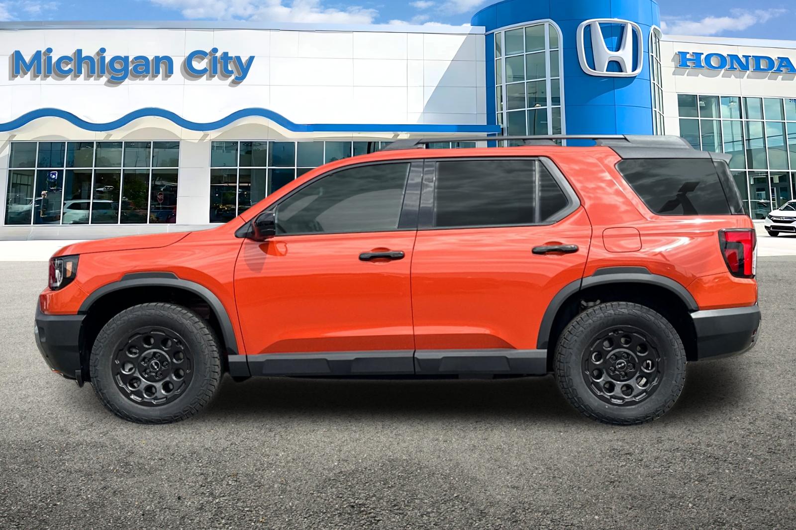 New 2026 Sunset Orange Honda TrailSport Elite Blackout image 2