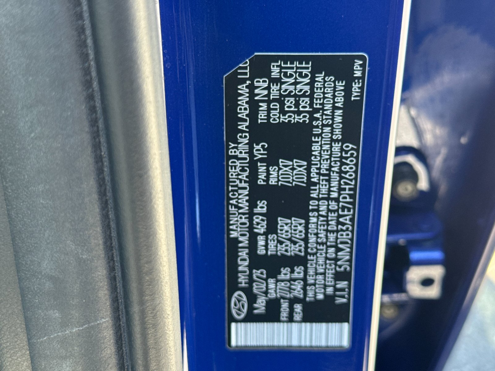 Used 2023 Blue Hyundai SEL image 28