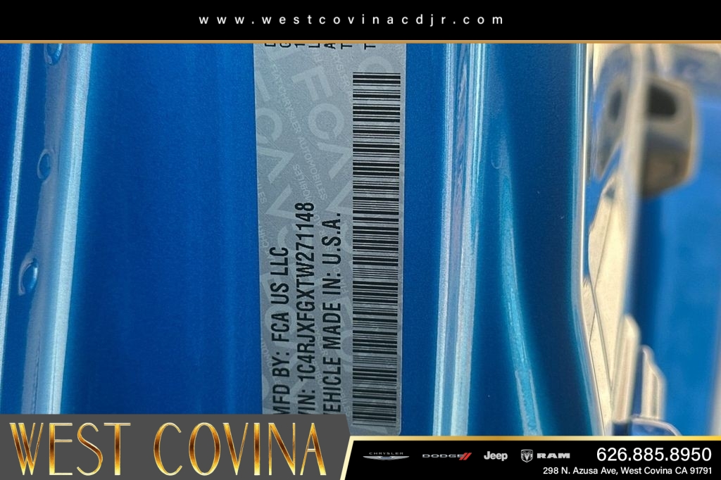 New 2026 Hydro Blue Pearl-Coat Exterior Paint Jeep Rubicon X image 29
