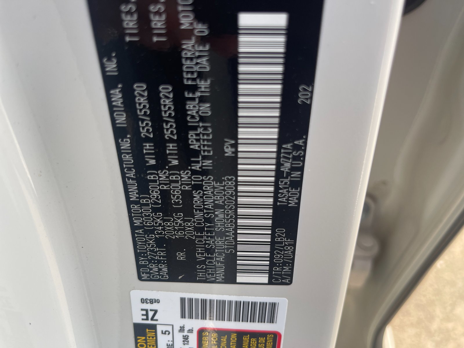 Used 2024 White Toyota Platinum image 10