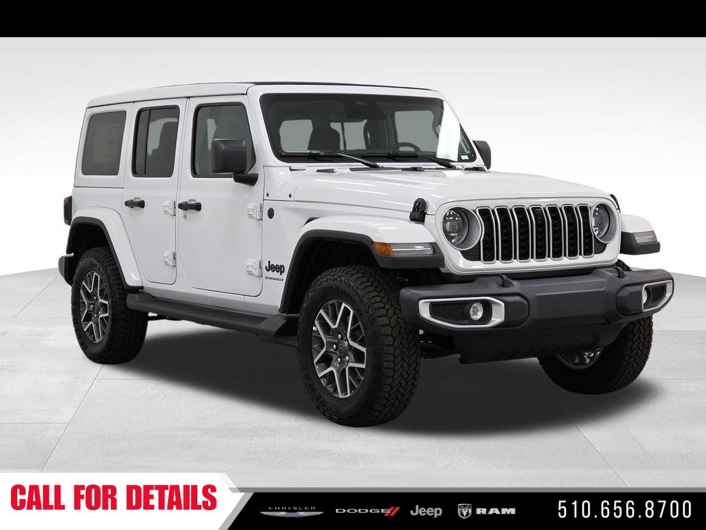 New 2026 Bright White Clear-Coat Exterior Paint Jeep Sahara image 3