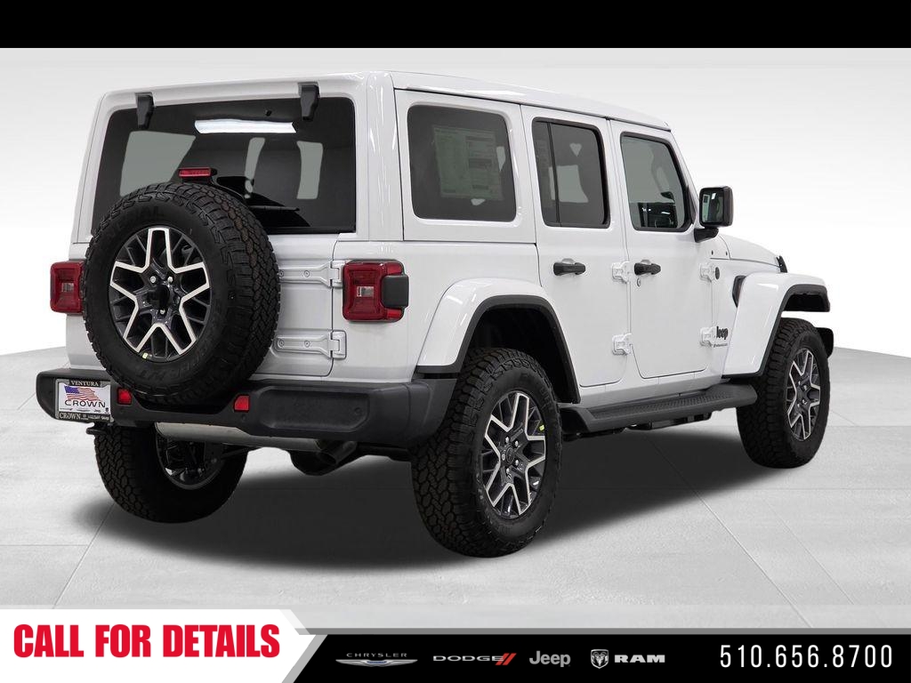 New 2026 Bright White Clear-Coat Exterior Paint Jeep Sahara image 5