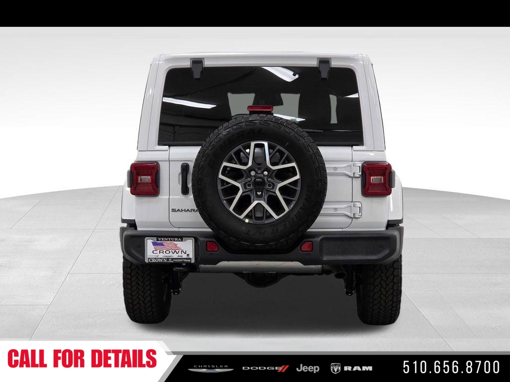 New 2026 Bright White Clear-Coat Exterior Paint Jeep Sahara image 6