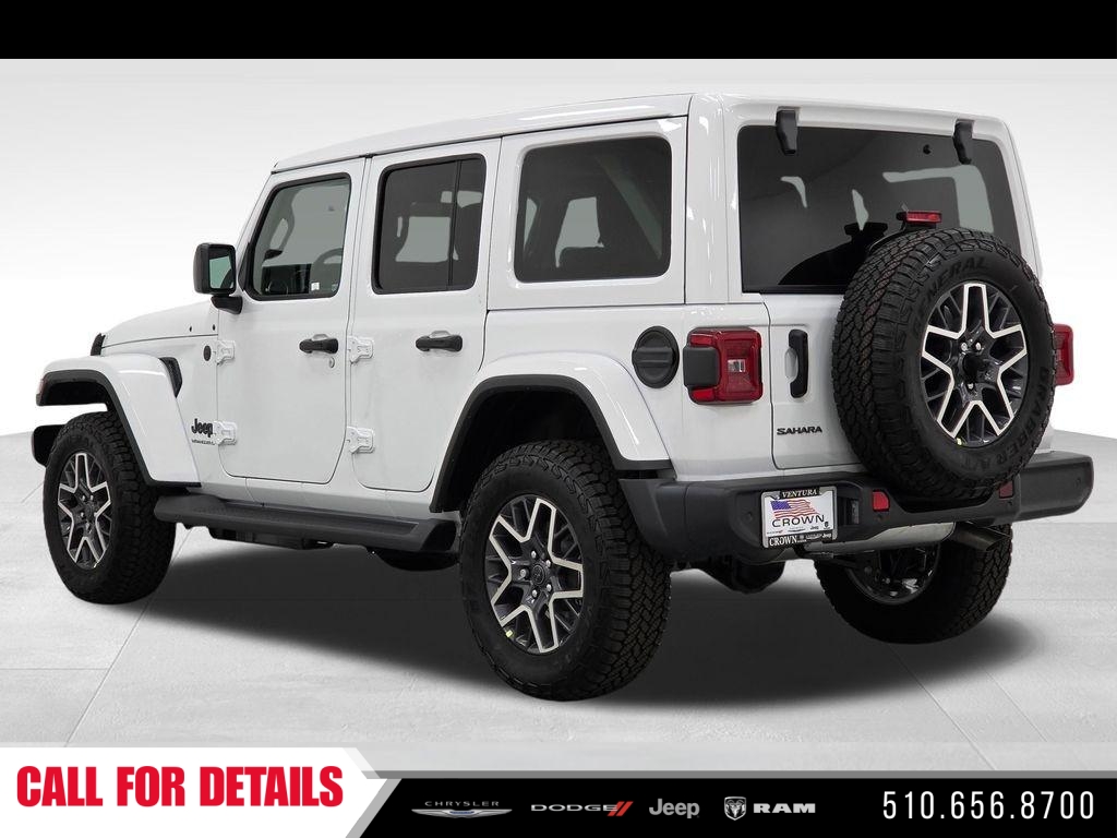 New 2026 Bright White Clear-Coat Exterior Paint Jeep Sahara image 7