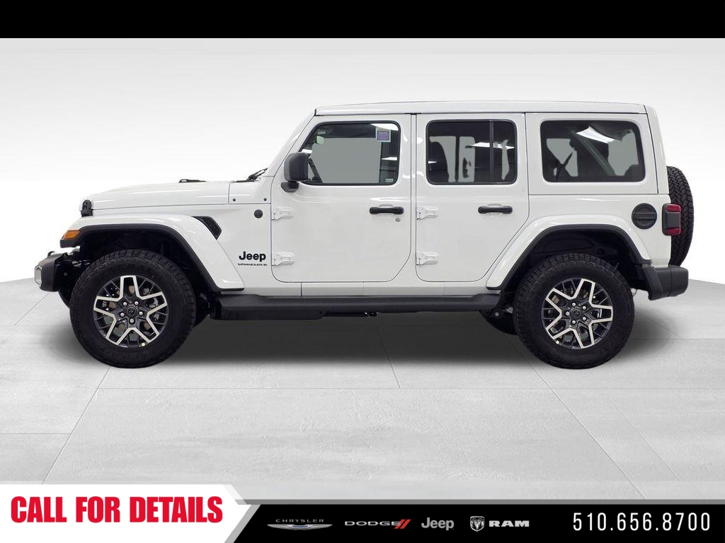 New 2026 Bright White Clear-Coat Exterior Paint Jeep Sahara image 8