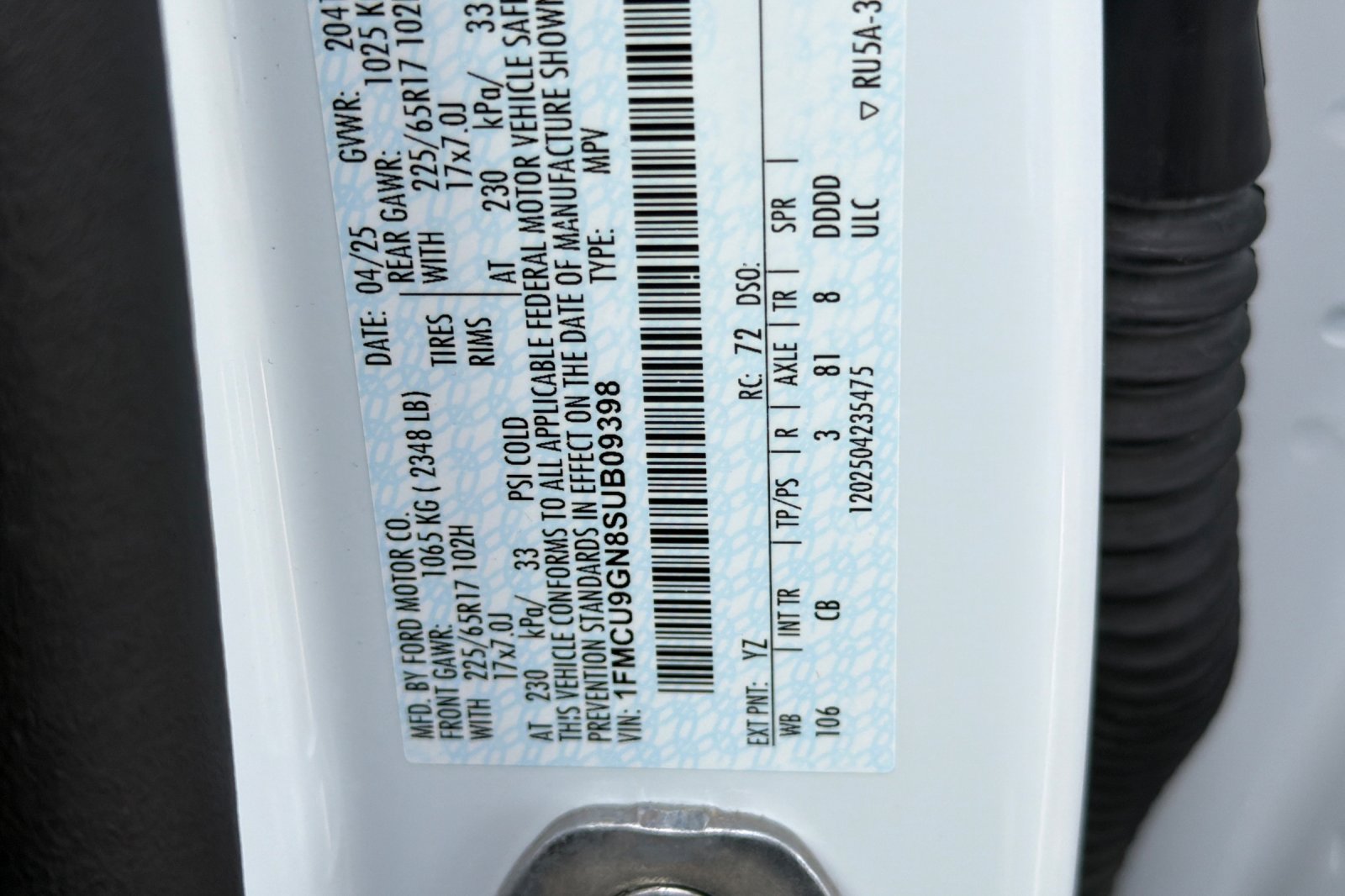 Used 2025 Oxford White Ford Active image 28