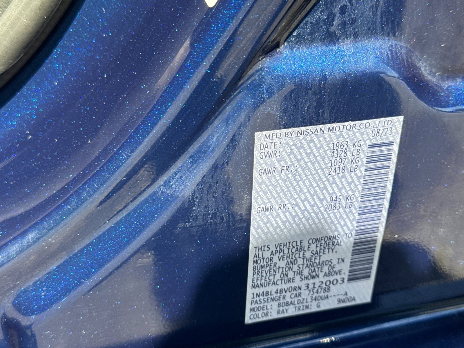 Used 2024 Blue Nissan 2.5 S image 27