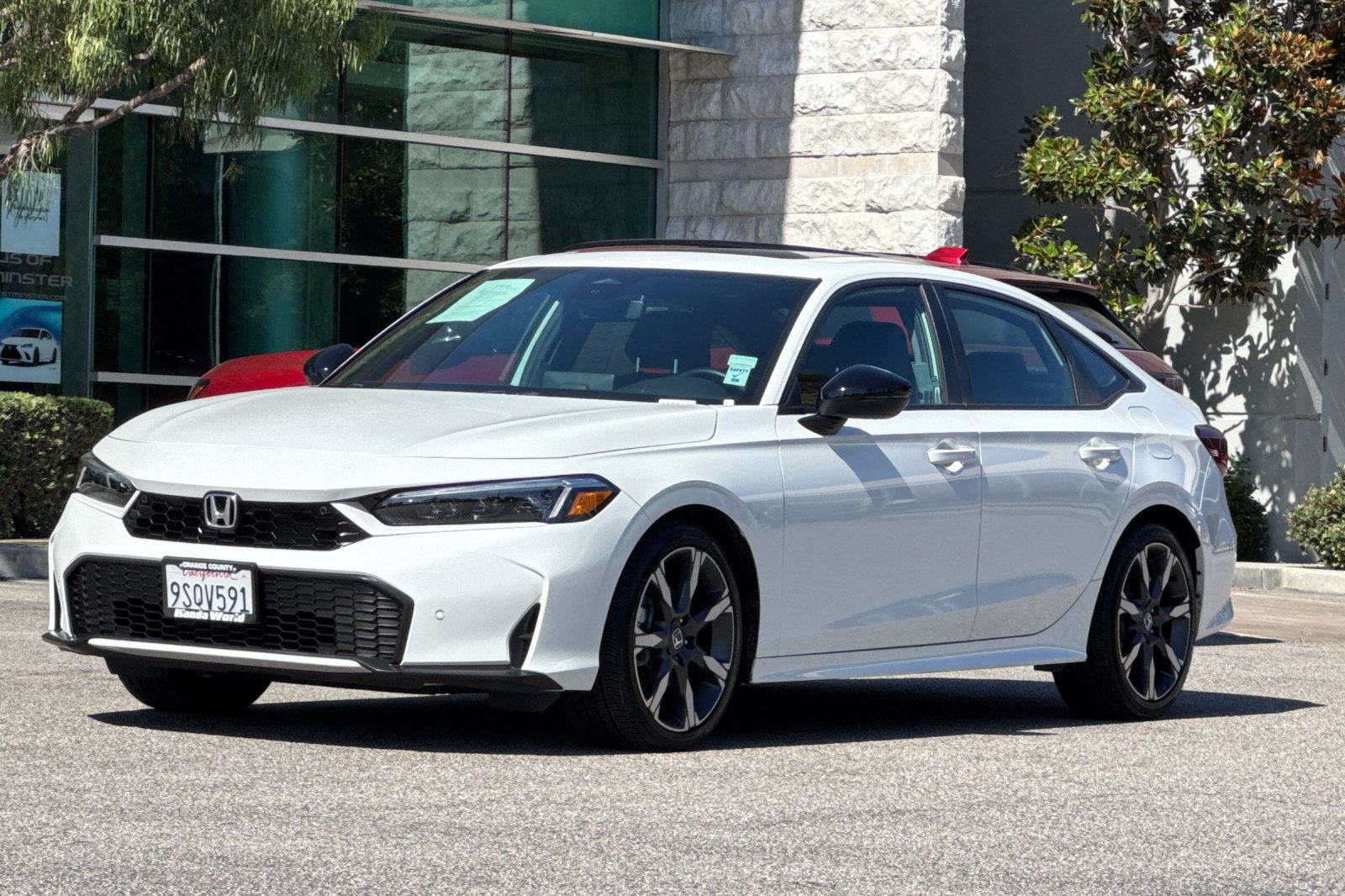 Certified Used 2025 Platinum White Pearl Honda Sport image 8