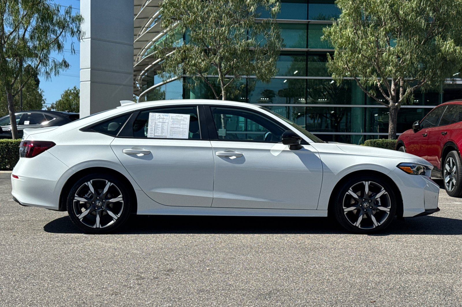 Certified Used 2025 Platinum White Pearl Honda Sport image 3