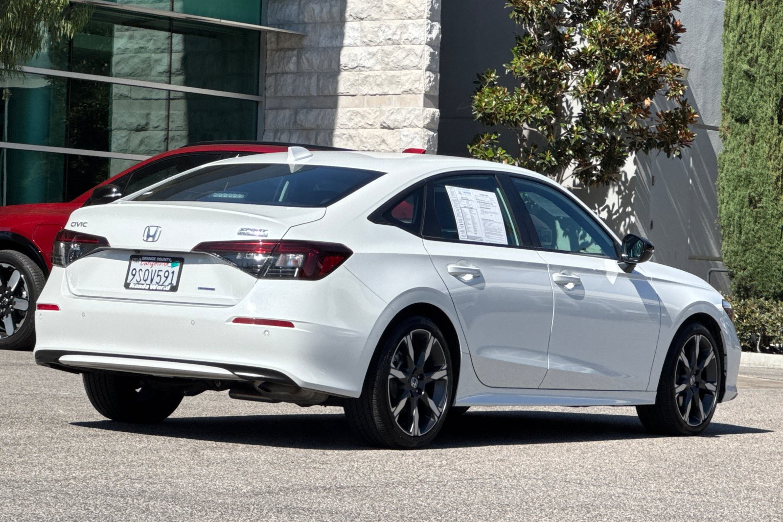 Certified Used 2025 Platinum White Pearl Honda Sport image 4