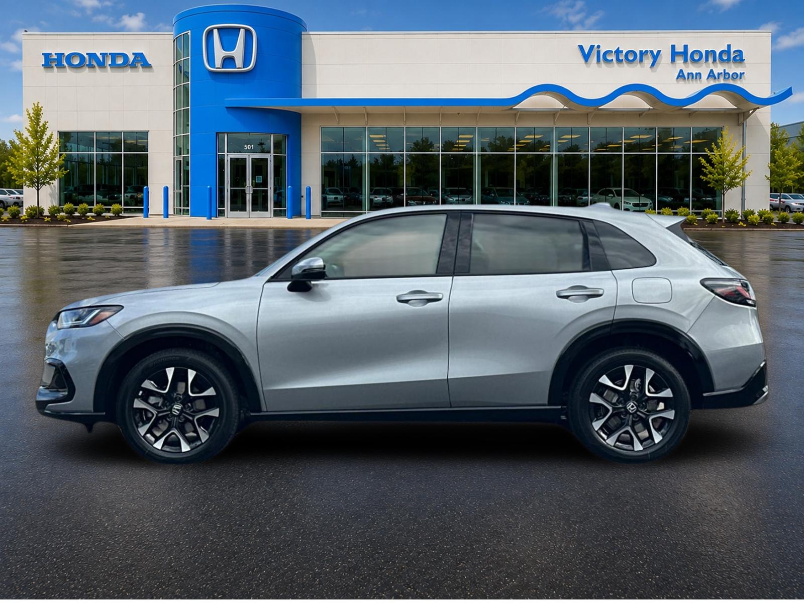 New 2027 Solar Silver Metallic Honda EX-L AWD image 8
