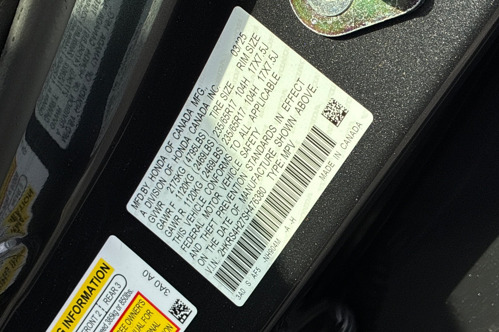 Used 2025 Meteorite Gray Metallic Honda LX image 43