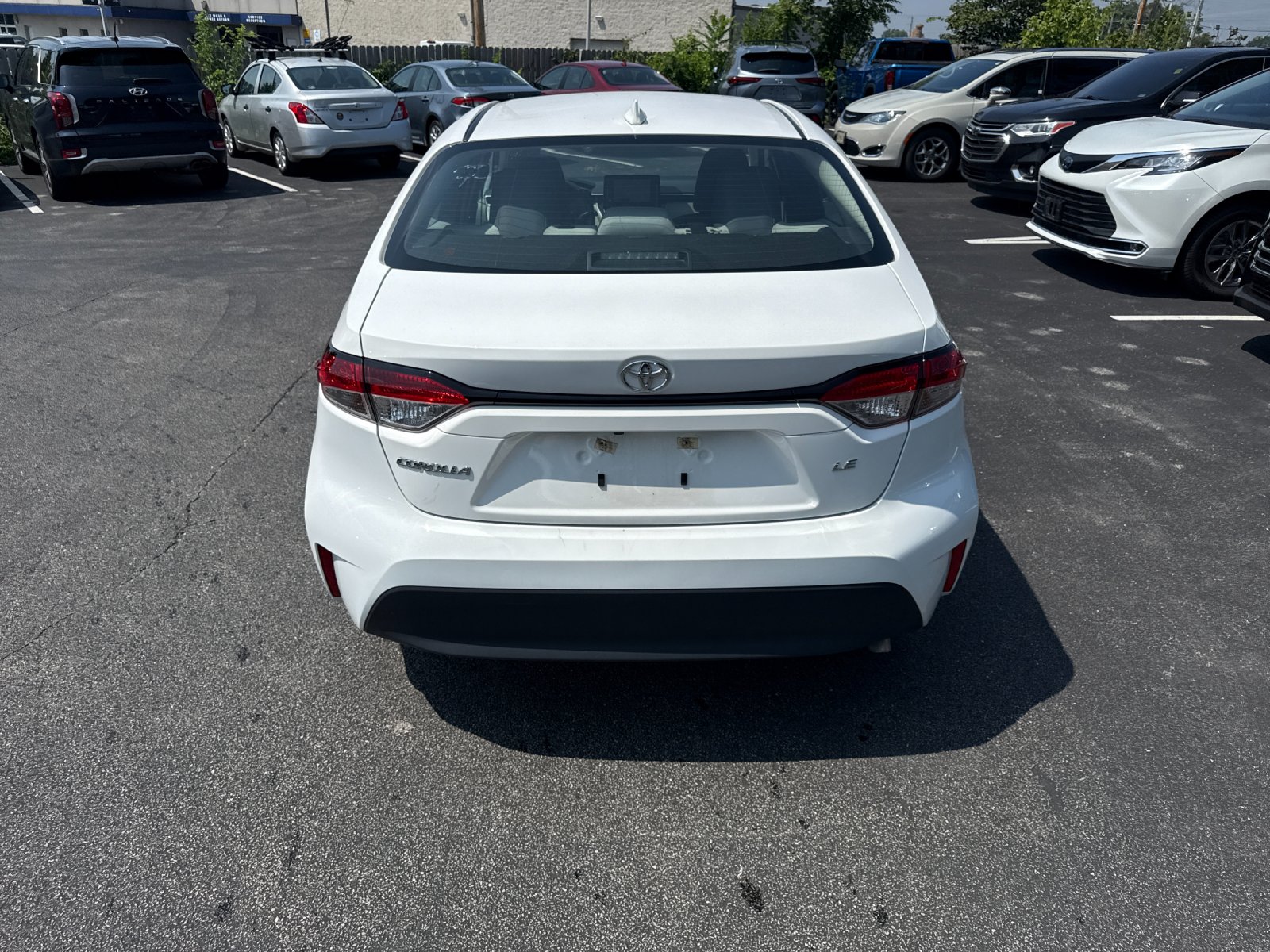 Used 2025 White Toyota LE image 2