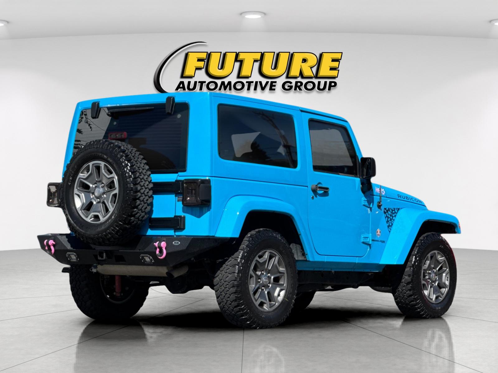 Used 2018 Blue Jeep Rubicon image 4