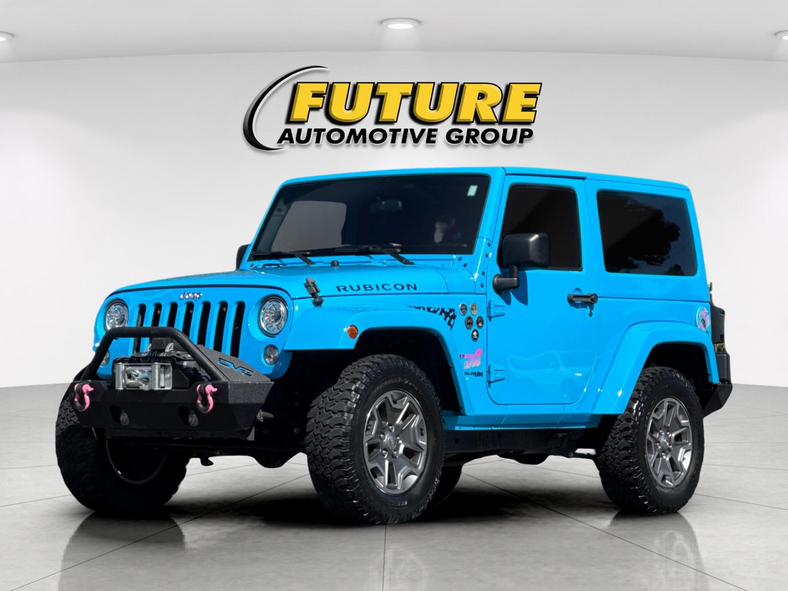 Used 2018 Blue Jeep Rubicon image 8