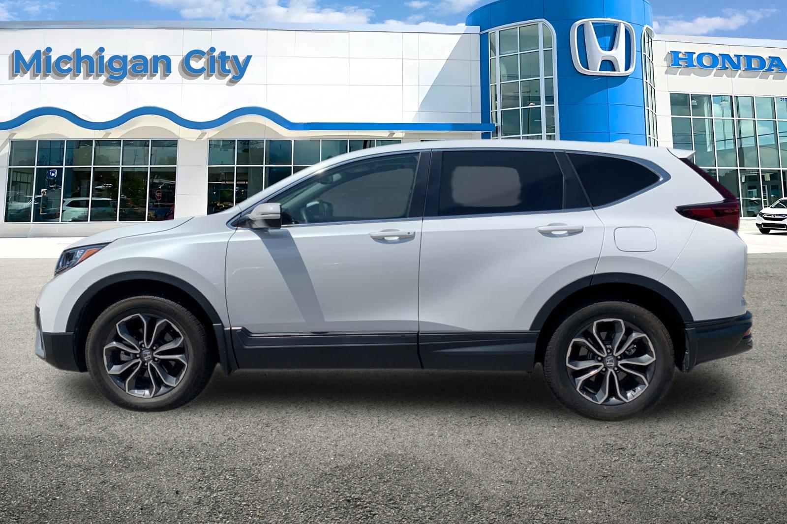 Certified Used 2022 Platinum White Pearl Honda EX-L image 2