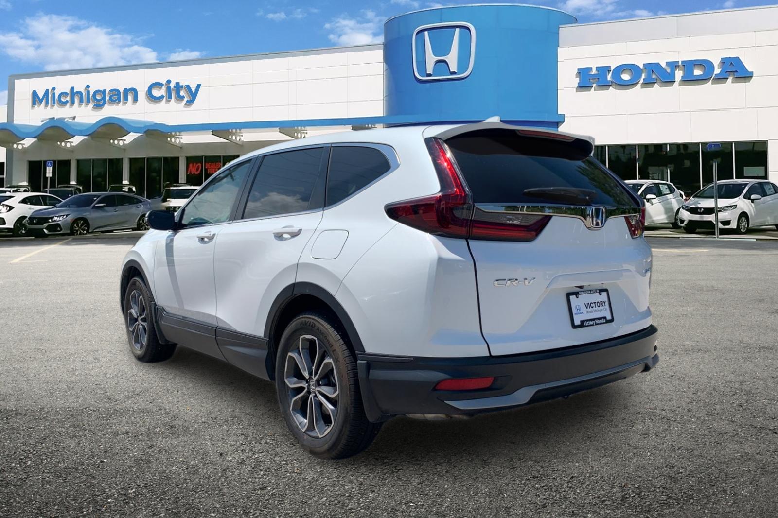 Certified Used 2022 Platinum White Pearl Honda EX-L image 3