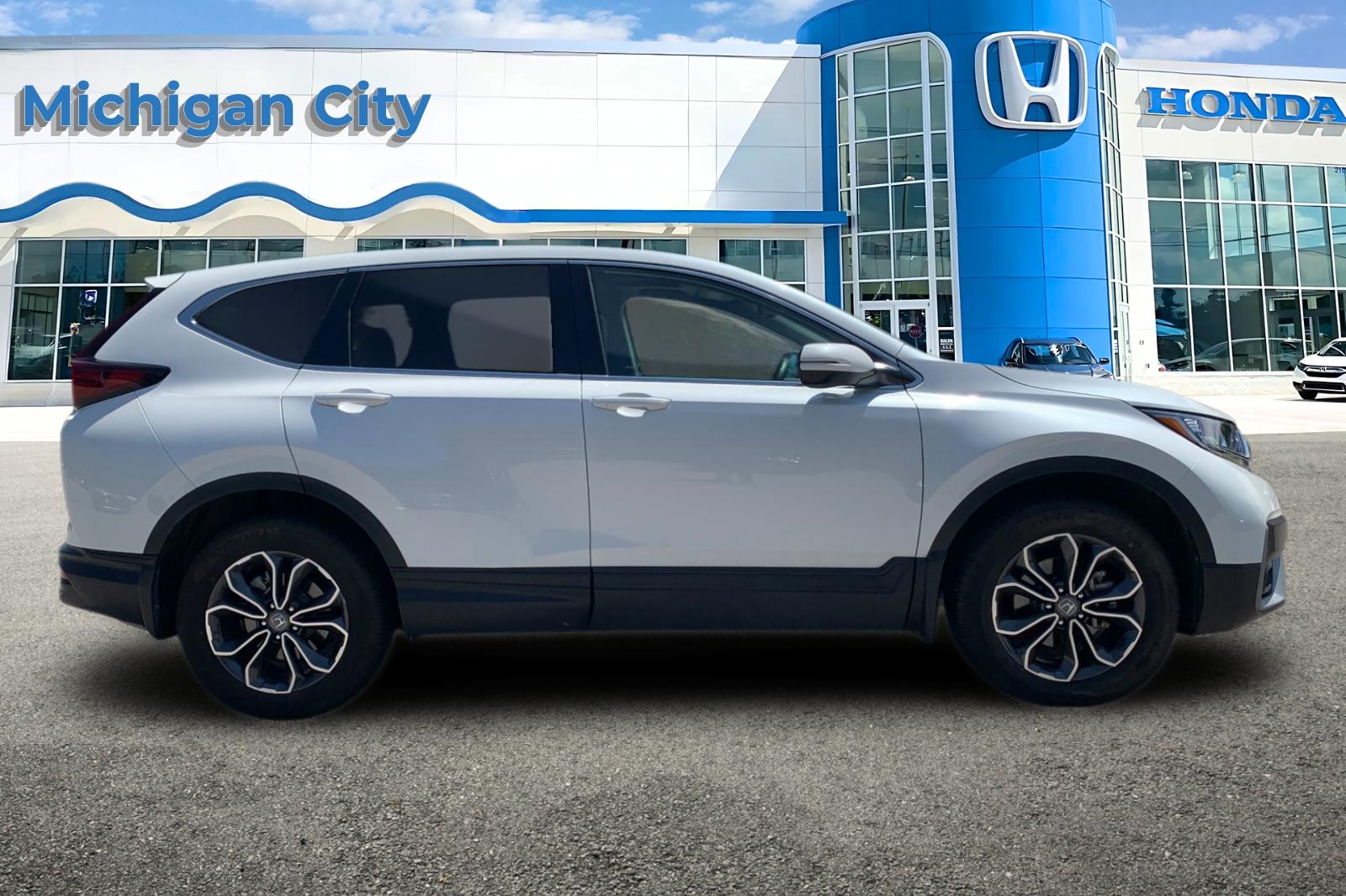 Certified Used 2022 Platinum White Pearl Honda EX-L image 6