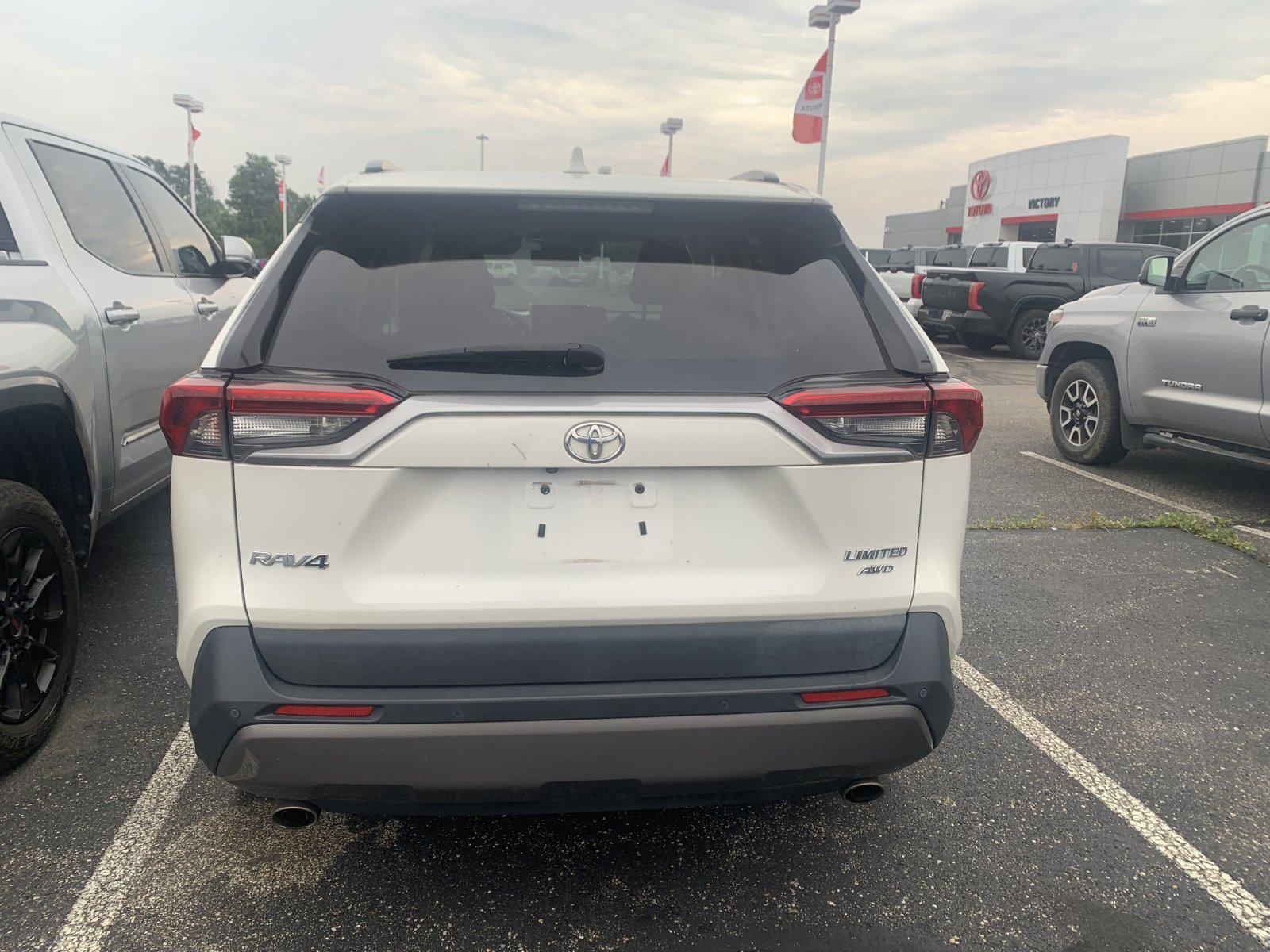 Used 2019 White Toyota Limited image 3