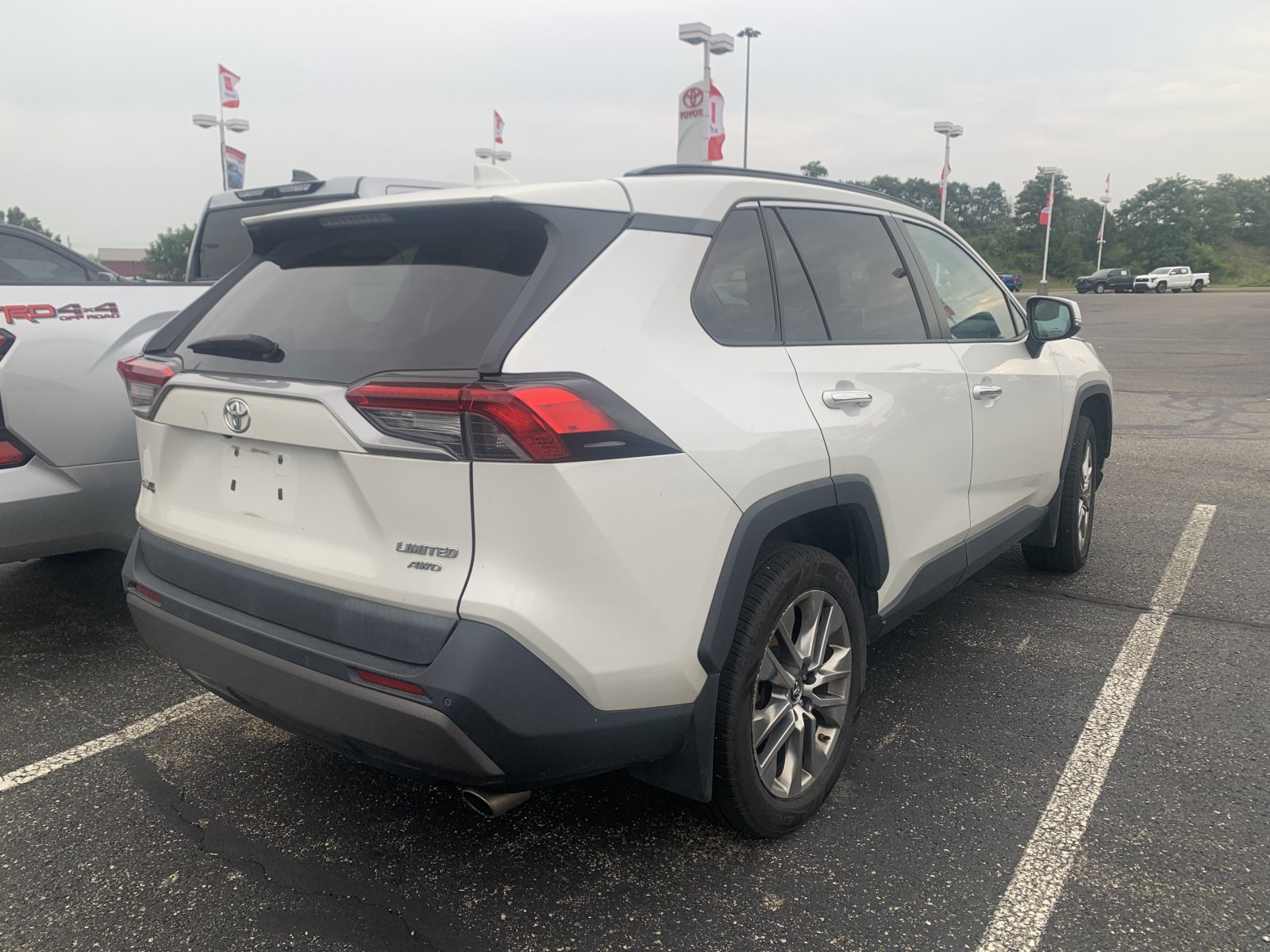 Used 2019 White Toyota Limited image 2