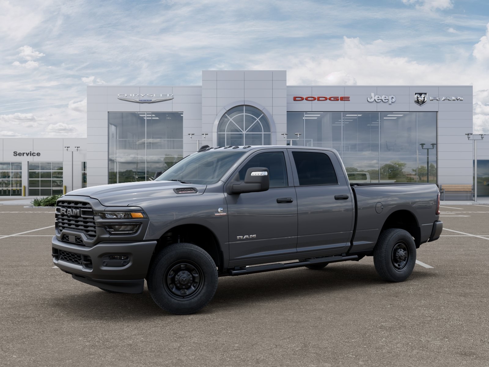 New 2026 Ceramic Gray Clear-Coat Exterior Paint RAM Warlock image 2