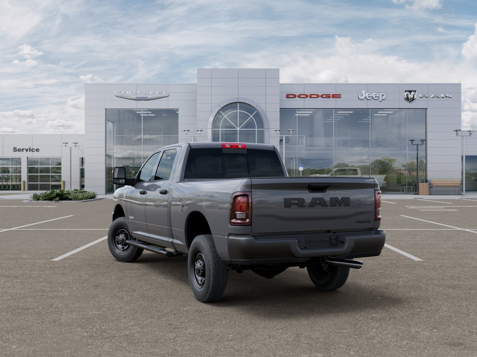 New 2026 Ceramic Gray Clear-Coat Exterior Paint RAM Warlock image 3