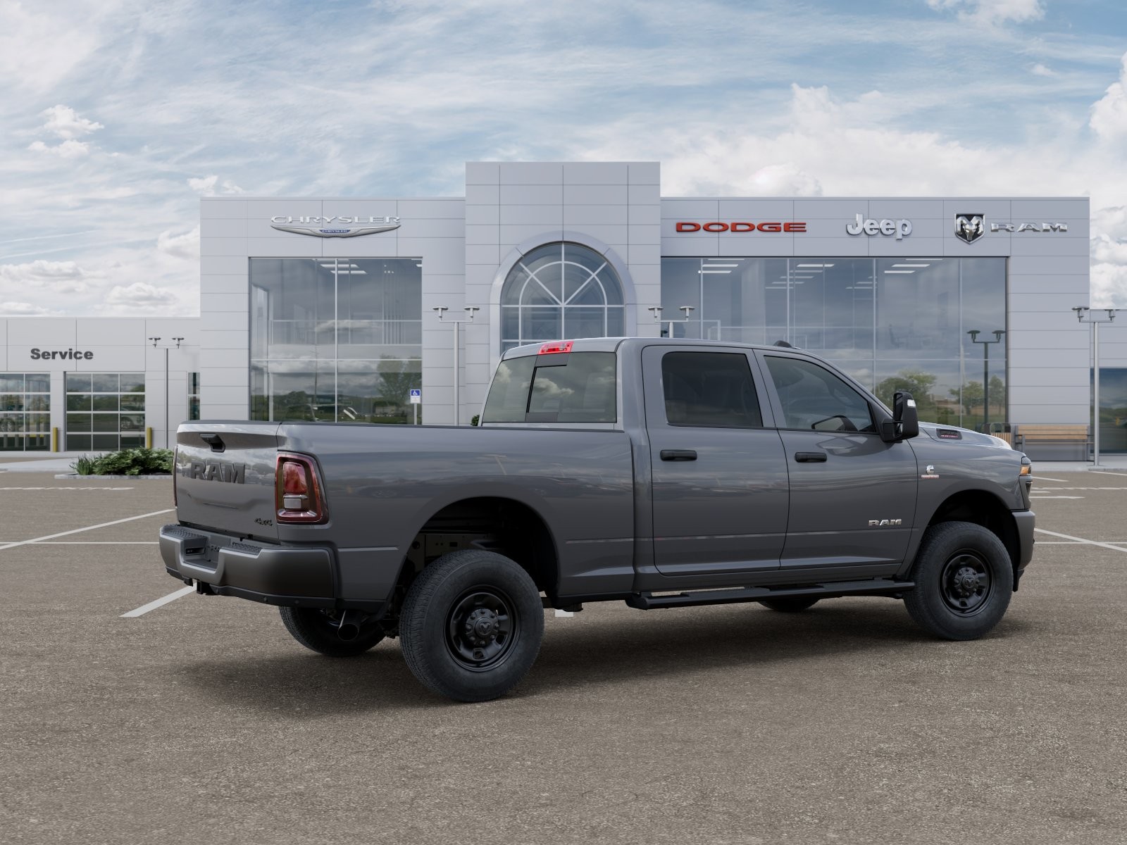 New 2026 Ceramic Gray Clear-Coat Exterior Paint RAM Warlock image 4