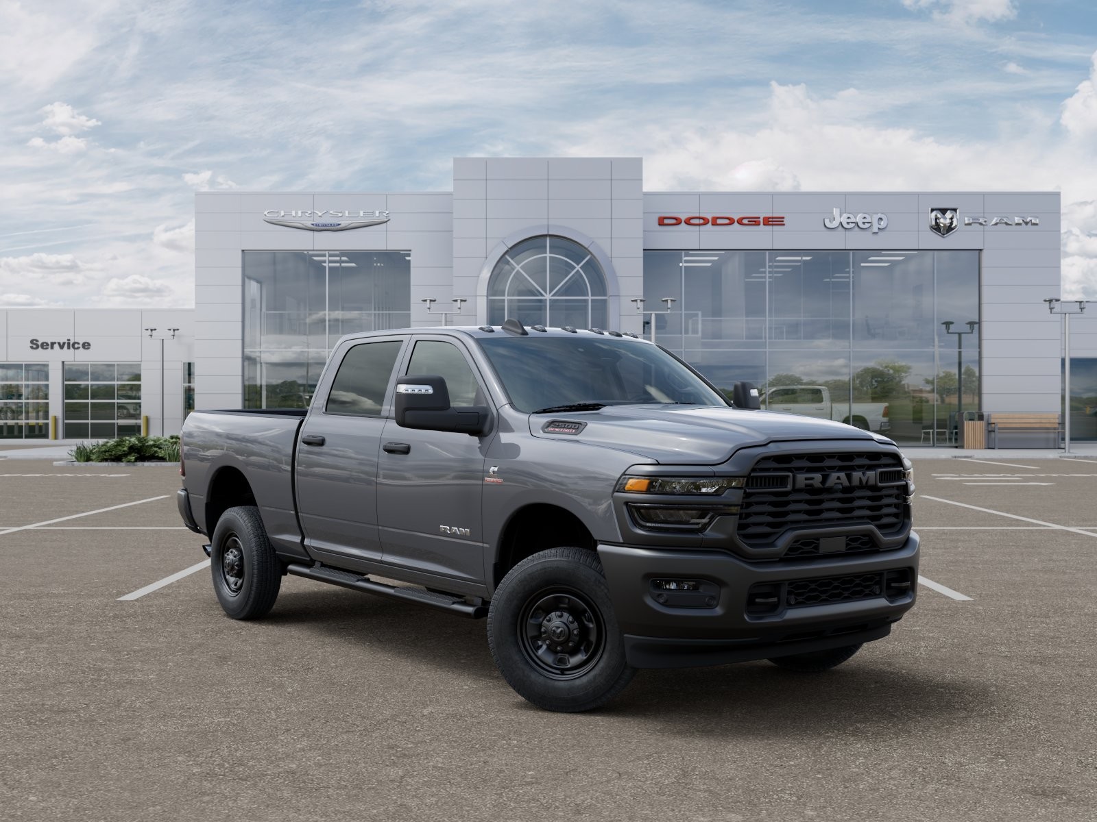 New 2026 Ceramic Gray Clear-Coat Exterior Paint RAM Warlock image 5