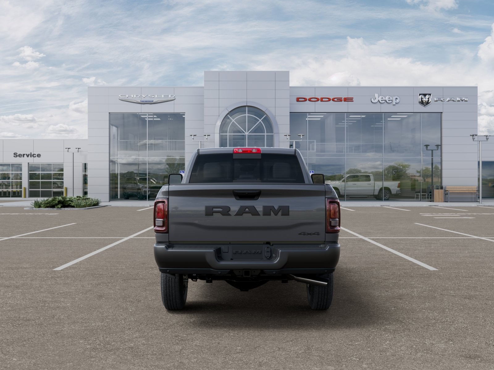 New 2026 Ceramic Gray Clear-Coat Exterior Paint RAM Warlock image 7
