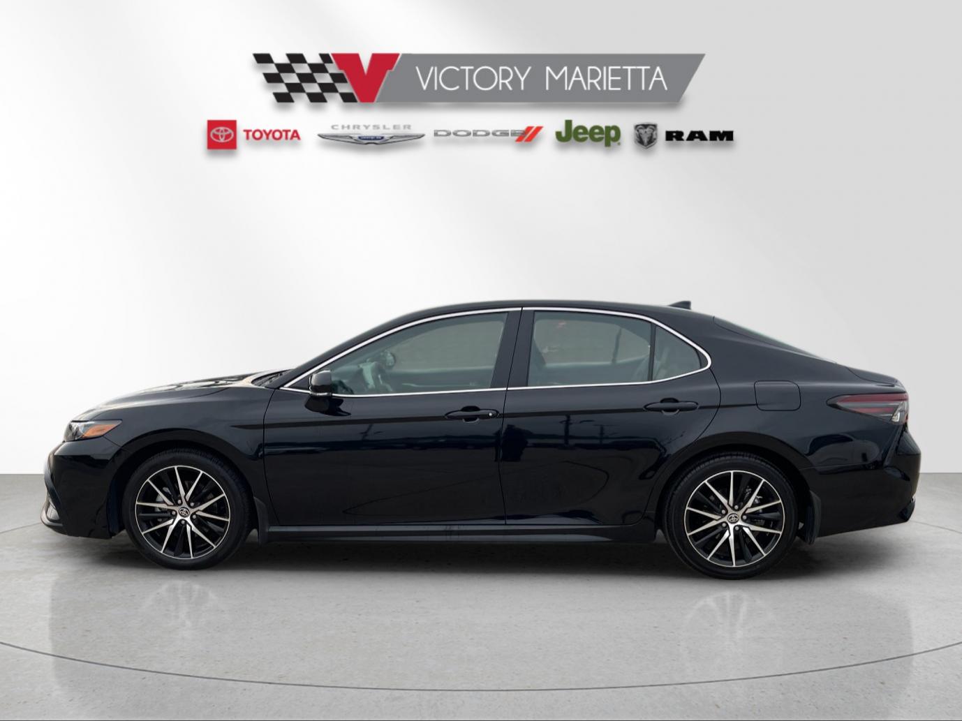 Used 2023 Black Toyota SE image 2