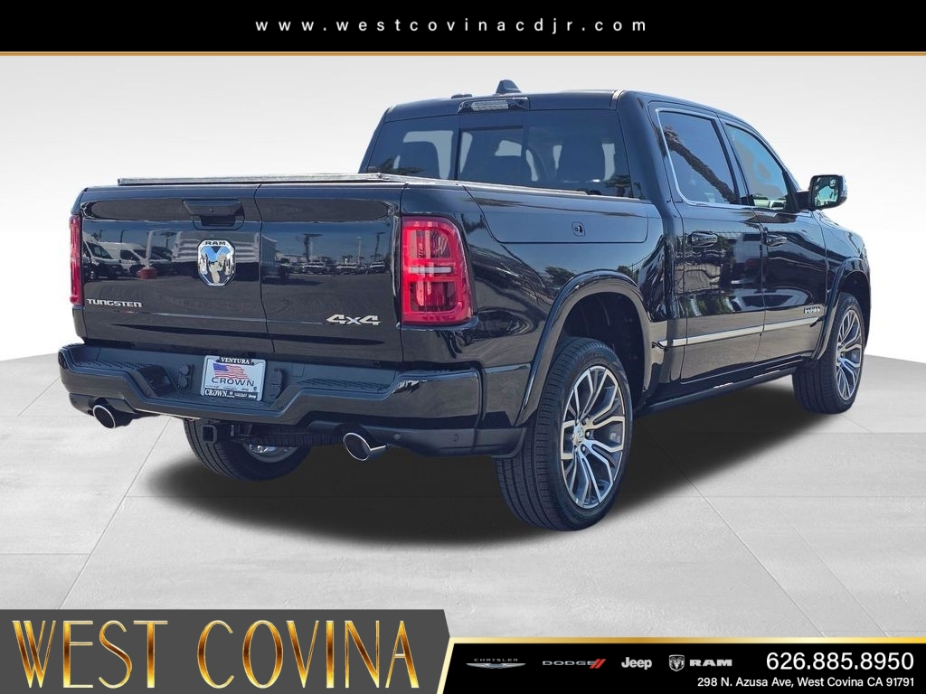 New 2026 Diamond Black Crystal Pearl-Coat Exterior Paint RAM Tungsten image 5