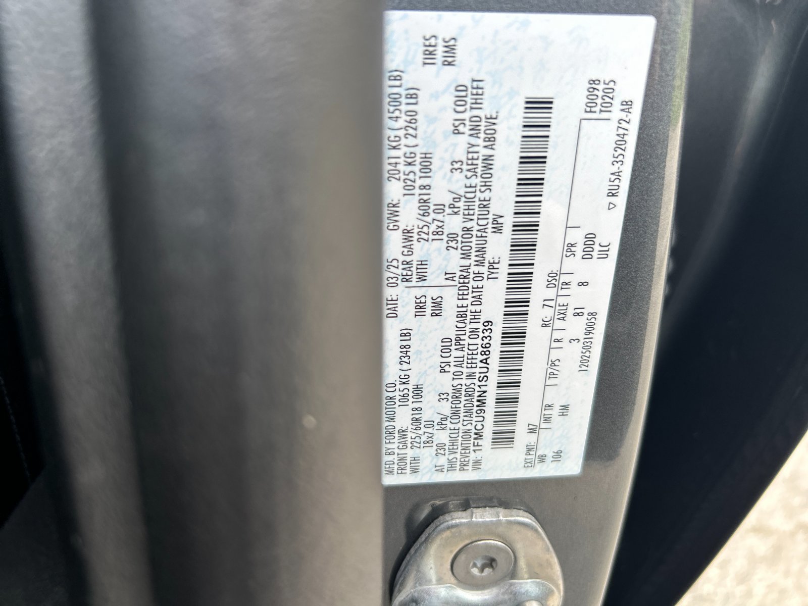 Used 2025 Gray Metallic Ford ST-Line image 34